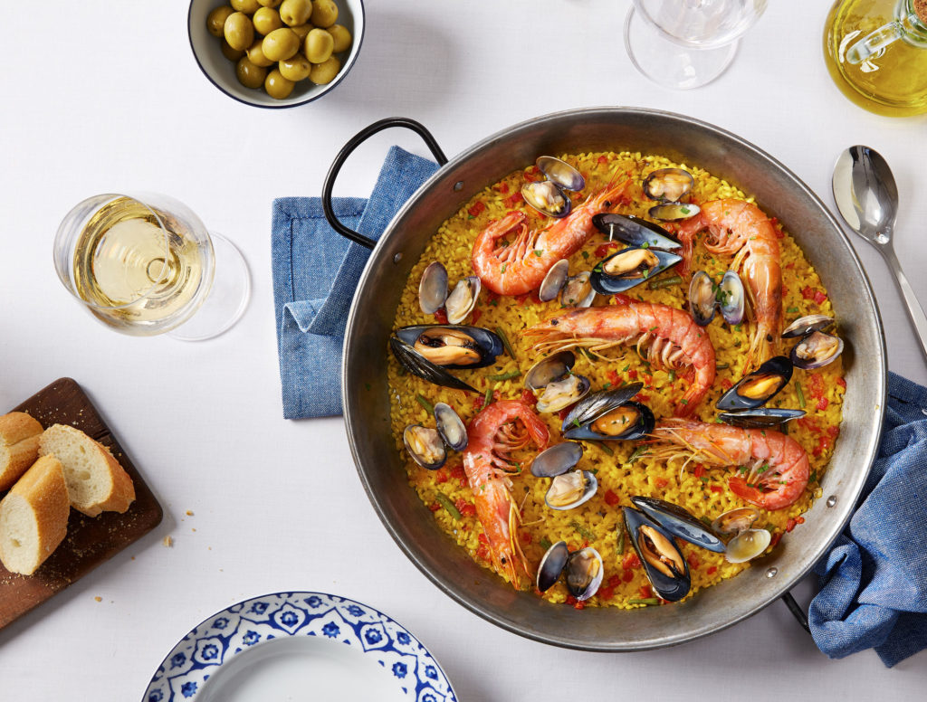 maridaje de paella