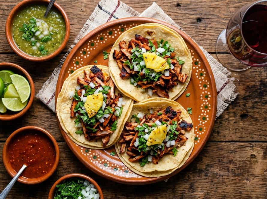 maridajes comida mexicana y vino tinto
