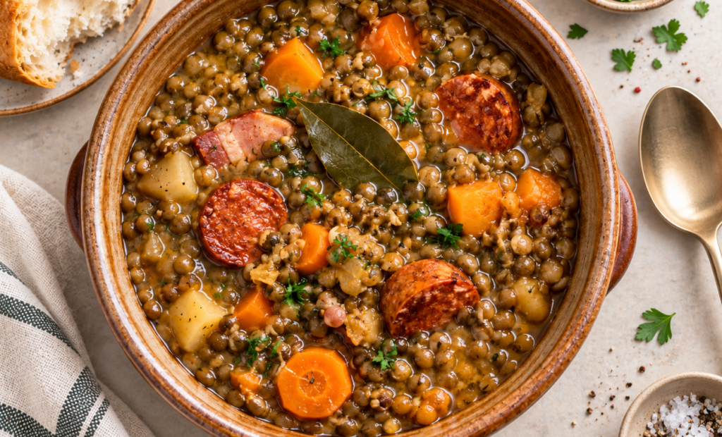 guiso de lentejas
